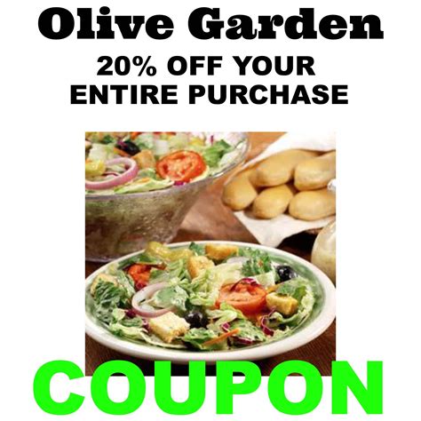 Olive Garden Printable